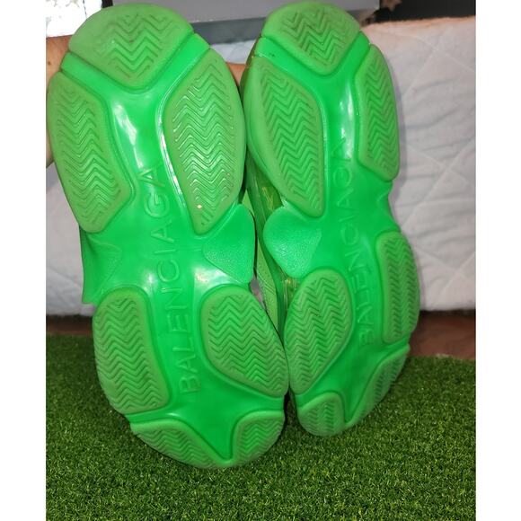 Balenciaga Triple S "Neon Green Clear Sole" - Picture 6 of 7